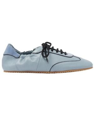 SCAROSSO Riley Lace-Up Trainers - Blue