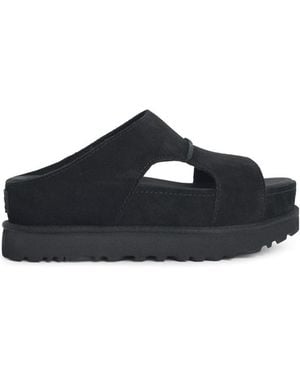 UGG Goldenstar Hi Cutout Slides - Black