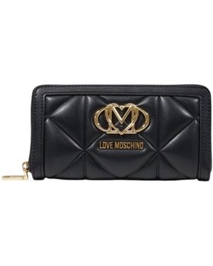 Moschino Zip-Around Wallet - Black