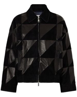 Versace Long-Sleeve Casual Jacket - Black