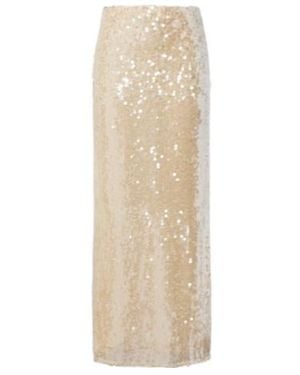Altuzarra Linnie Sequined Maxi Skirt - Natural