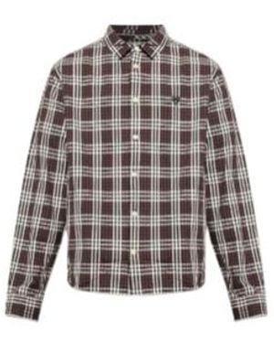 AllSaints Santiago Check Shirt - Gray