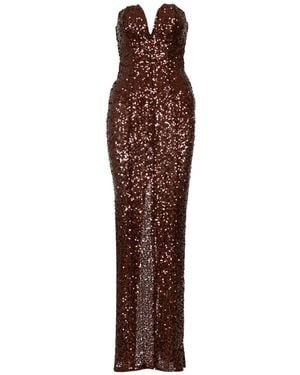 Aniye By Sequin Dress - Brown