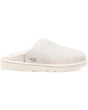 UGG Round-Toe Slippers - White