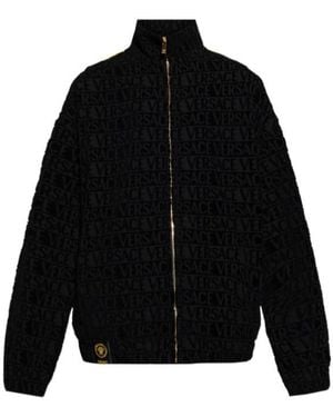 Versace Long-Sleeved Casual Jacket - Black