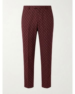 Gucci Gg Shadow Trousers - Purple