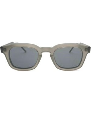 Thom Browne Eyewear Rectangular Frame Sunglasses - White