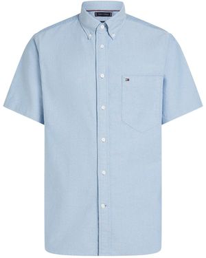 Tommy Hilfiger Buttondown Shortsleeve Shirt - Blue