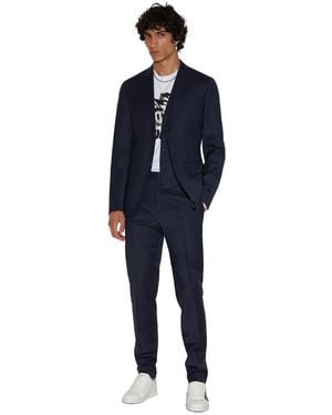 DSquared² Single-Breasted Three-Piece Tailored Suit - Blue