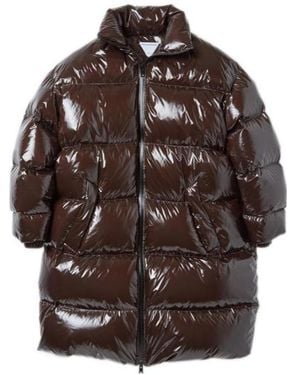 Bottega Veneta Quilted Zipper Down Jacket - Brown