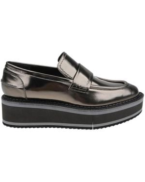 Robert Clergerie Round-Head Flat Shoes - Black
