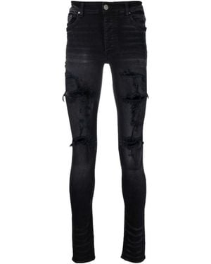 Amiri Distressed Skinny Jeans - Black