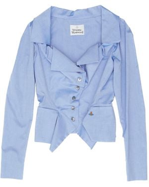 Vivienne Westwood Monday Long-Sleeved Shirt - Blue