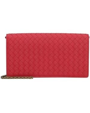 Bottega Veneta Chequered Flip Shoulder Bag