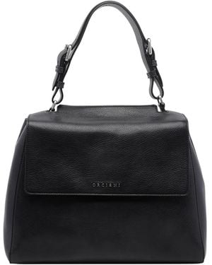 Orciani Top-Handle Shoulder Bag - Black