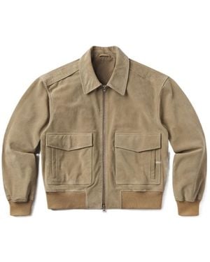 Citizens of Humanity Vivienne Collared Patch-Pocket Jacket - Natural