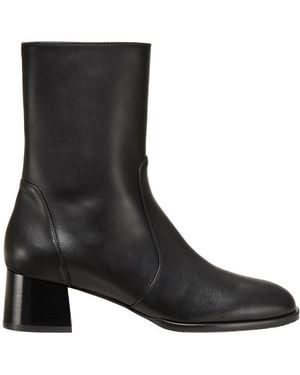 Stuart Weitzman Nola Zipped Boots - Black