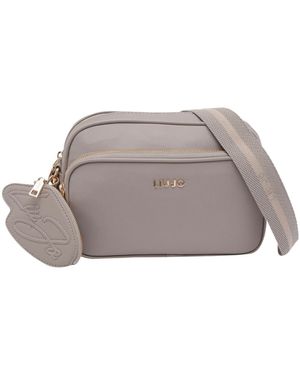 Liu Jo Zipped Shoulder Bag - Grey