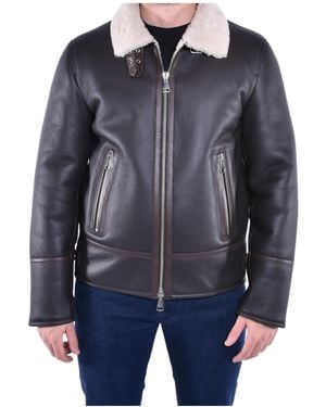 Dondup Montone Shearling Jacket - Blue