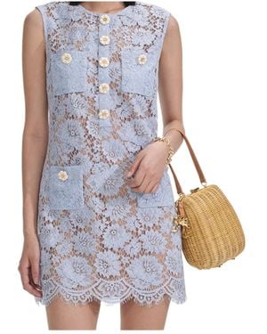 Self-Portrait Dress - Blue