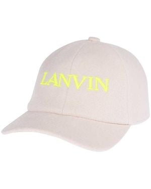 Lanvin Logo Hat - White