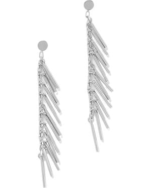 Jil Sander Studded Earrings - White