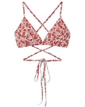 Isabel Marant Solange Bikini Top - Red