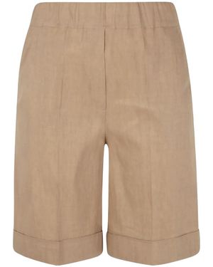 D.exterior Tailored Bermuda Shorts - Natural