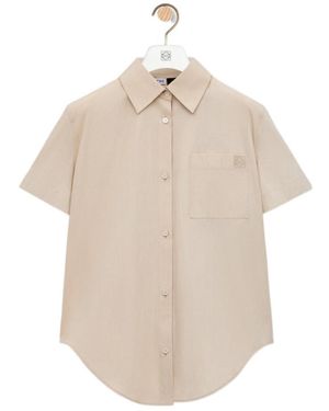 Loewe Short-Sleeved Shirt - Natural