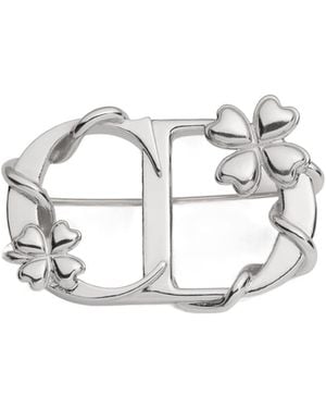 Dior Trèfle Brooch - White