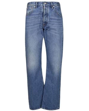 Maison Margiela Faded Straight-Leg Jeans - Blue