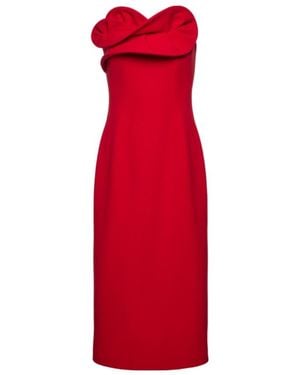 Magda Butrym Corset Sleeveless Dress - Red