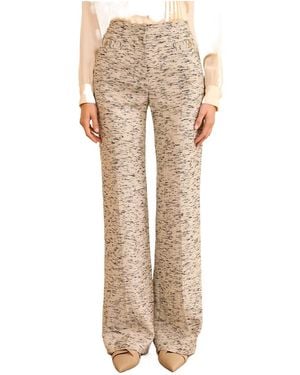 Ulla Johnson Straight-Leg Casual Pants - Natural