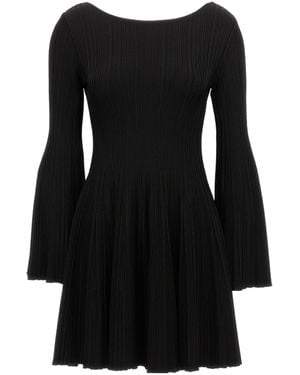 Antonino Valenti Patty Ribbed Knit Dress - Black