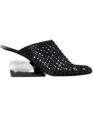 Proenza Schouler Crocheted Mules - Black