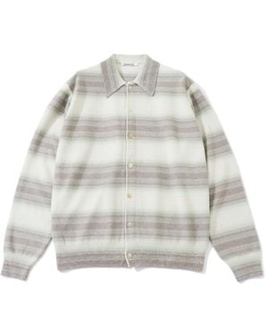 AURALEE Striped Shirt - Gray