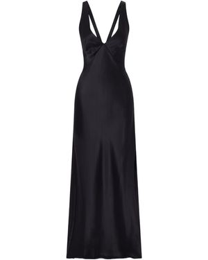 Nili Lotan A-Line Evening Dress - Black