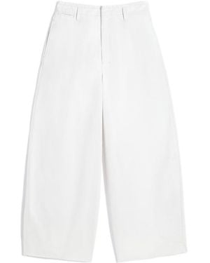 Lemaire Belt-Loop Pocket Trousers - White