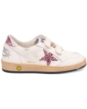 Golden Goose Superstar Touch-Strap Sneakers - Pink