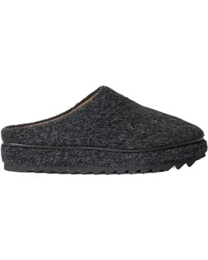 Lauren Manoogian Blend Fabric Mules - Black