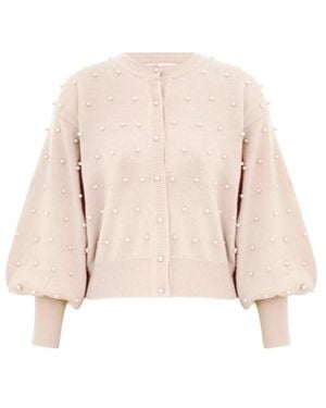 Zimmermann Hypnotic Beaded Cardigan - Pink