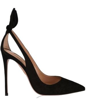 Aquazzura Logo High Heels - Black