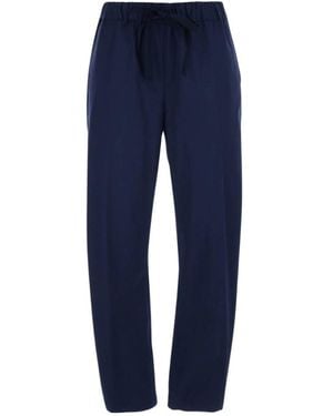 Semicouture Semi Couture Buddy Drawstring Waist Trousers - Blue