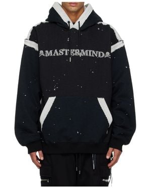 Mastermind Japan Logo-Print Hoodie - Blue