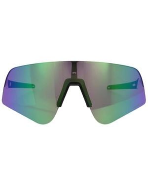 Oakley Oversize Visor Sunglasses - Green