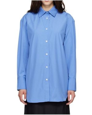 Anine Bing Plaza Shirt - Blue