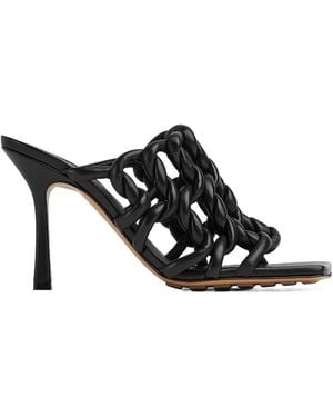 Bottega Veneta Stretch Slip-On Mules - Black