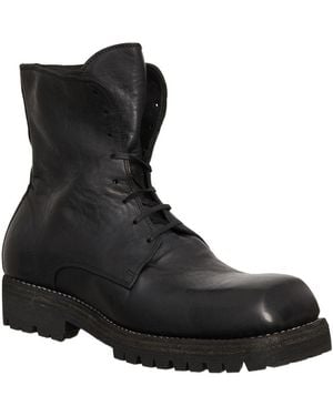 Guidi Lacing Short Boots - Black