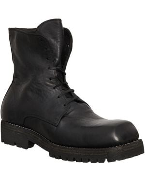 Guidi Lacing Short Boots - Black
