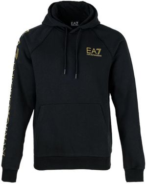 EA7 Logo Zipper Casual Jacket - Blue